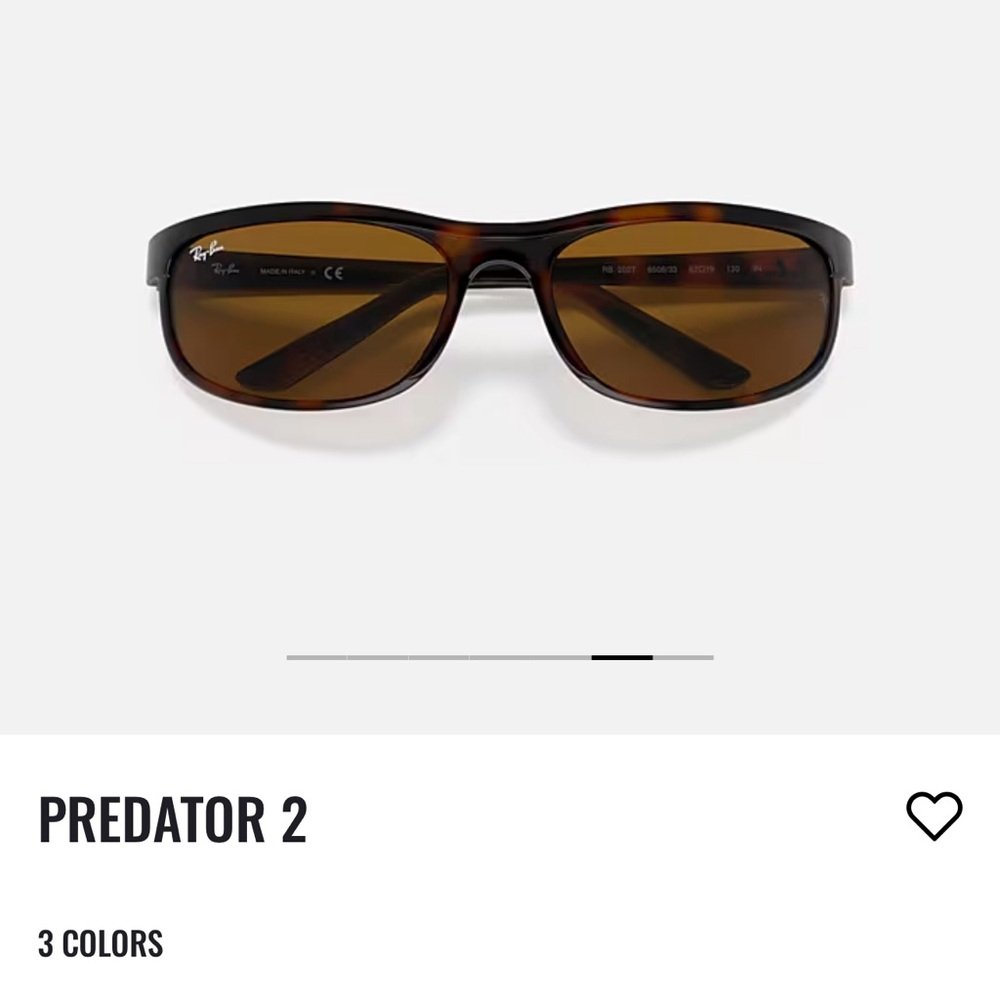 Ray-ban brown polarized sunglasses, unisex